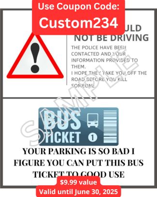 12 Prank Car Parking Messages and Windshield Notes
