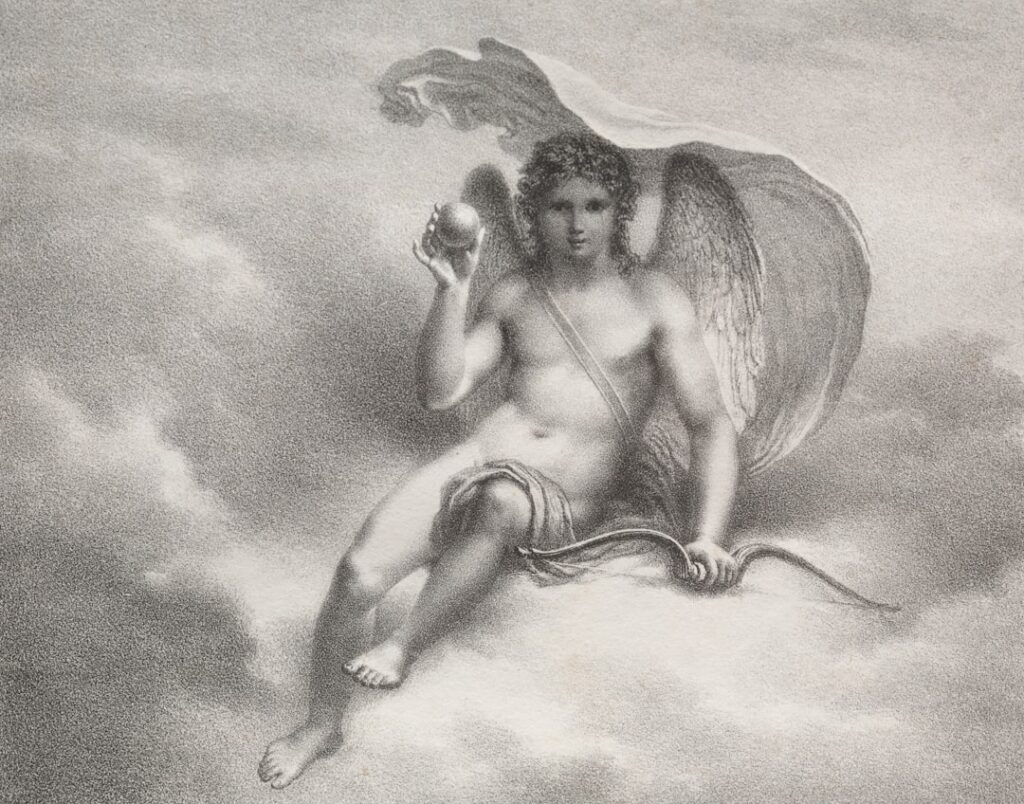 person contemplating revenge choices devil angel shoulder