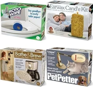 Prank-O Prank Gift Box Bundle Set 2, 4 Unique Gift Boxes, Wrap Your Real Present in a Funny Authentic Prank-O Gag Present Box, Medium-Sized Novelty Gifting Box for Pranksters